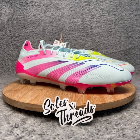 Adidas Predator Elite FG Soccer Stellar Icon Pack Size 7 Men Blue Pink IE3950 main image 6